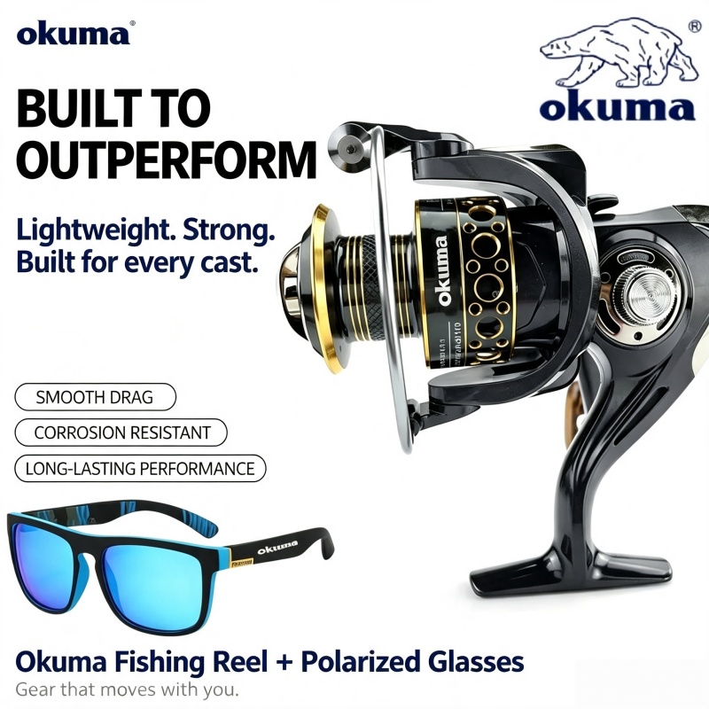 Ice Fishing Reel - Carrete de Pesca OKUMA-Spinning, Carrete de
