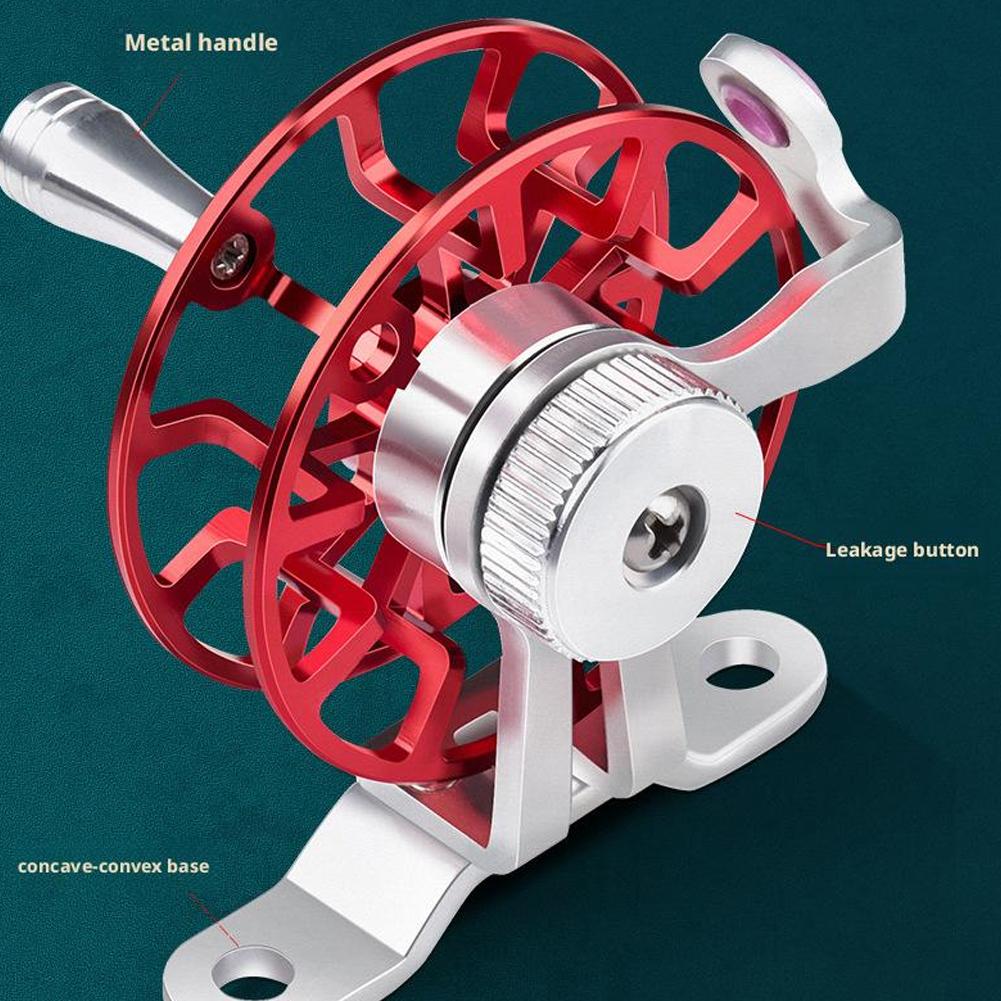 Mini Carrete de Pesca Metálico - Ice Fishing Reel reseña y precio