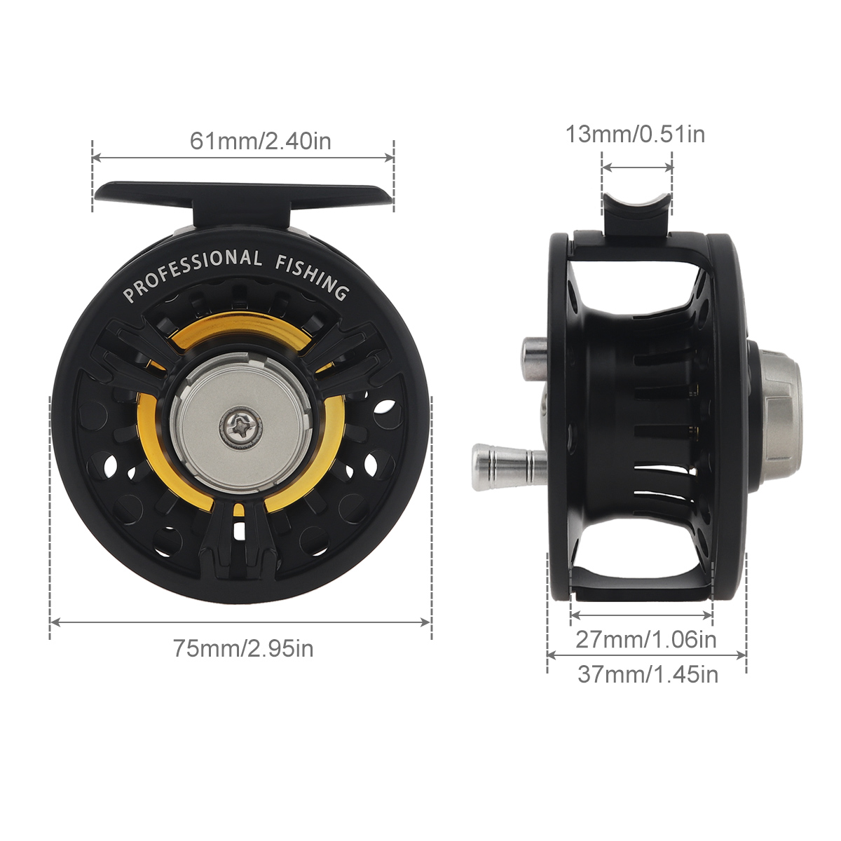 Rueda de pesca en hielo con en - Ice Fishing Reel reseña y precio